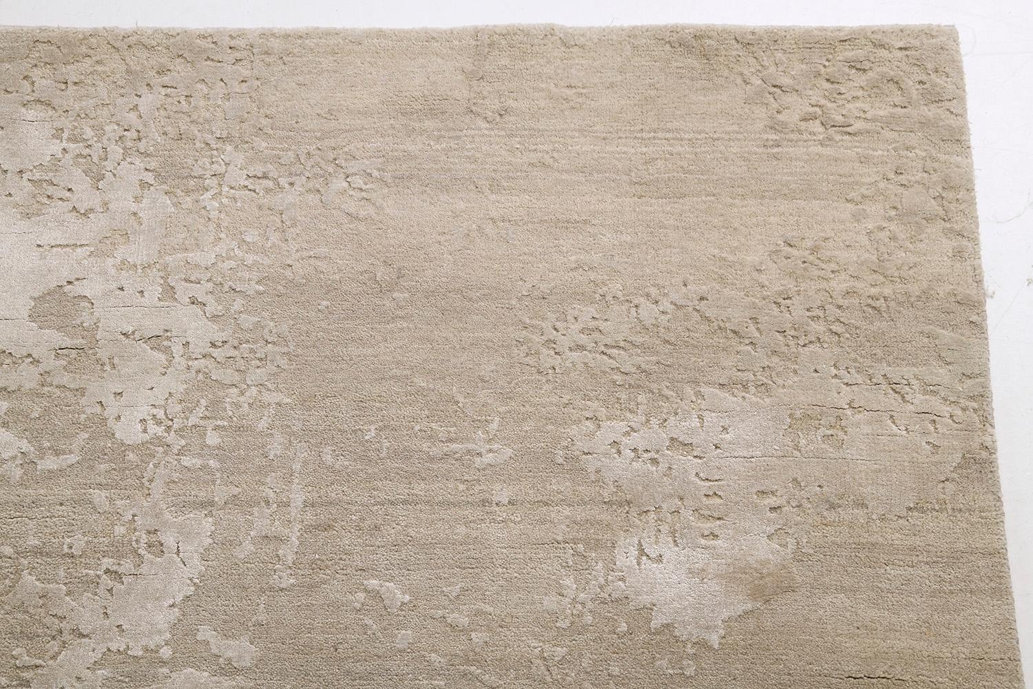 Tappeto in lana e seta goffrata della Collezione Mezzo di Modern Design in vendita 6