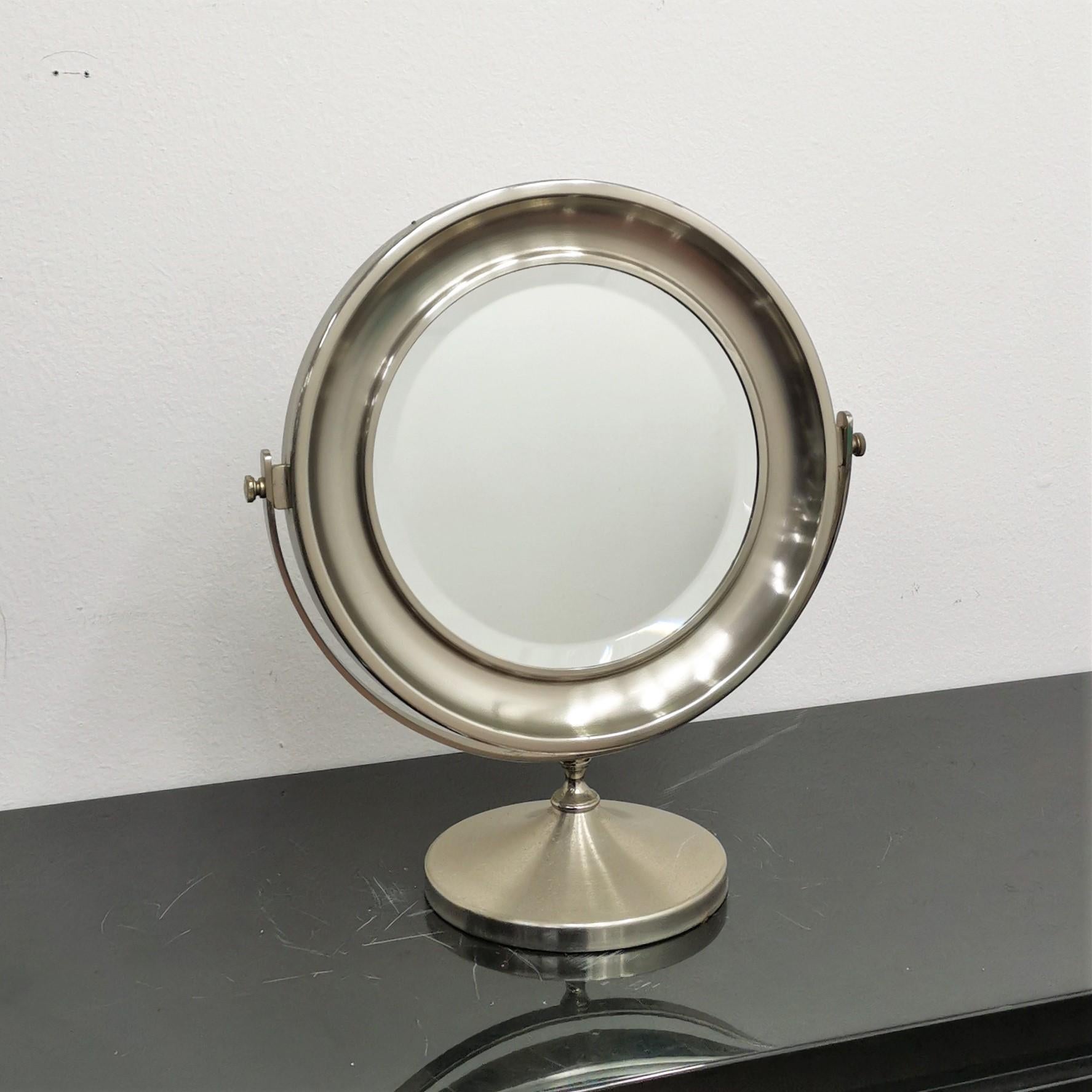 Mid-20th Century Modern Design Narciso Table Mirror by Sergio Mazza for Artemide, 1960s For Sale