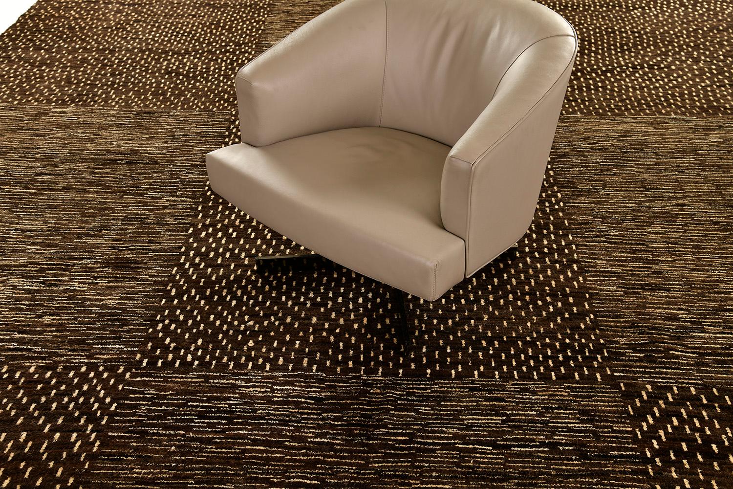 Hand-Knotted Modern Design Naturale Collection Rug Dama For Sale