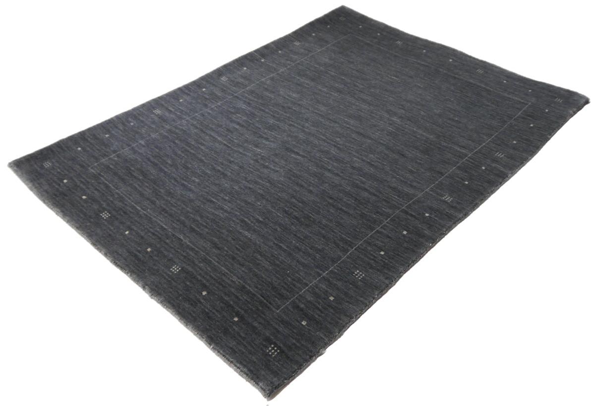 Moderner Designteppich Zeitgenössisch Grau Holzkohle Handgefertigt (Afghanisch) im Angebot