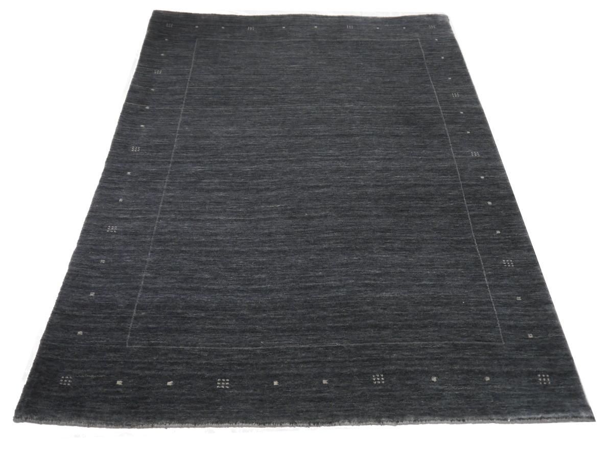Hand-Knotted Modern Design Rug Contemporary Grey Charcoal Handmade For Sale