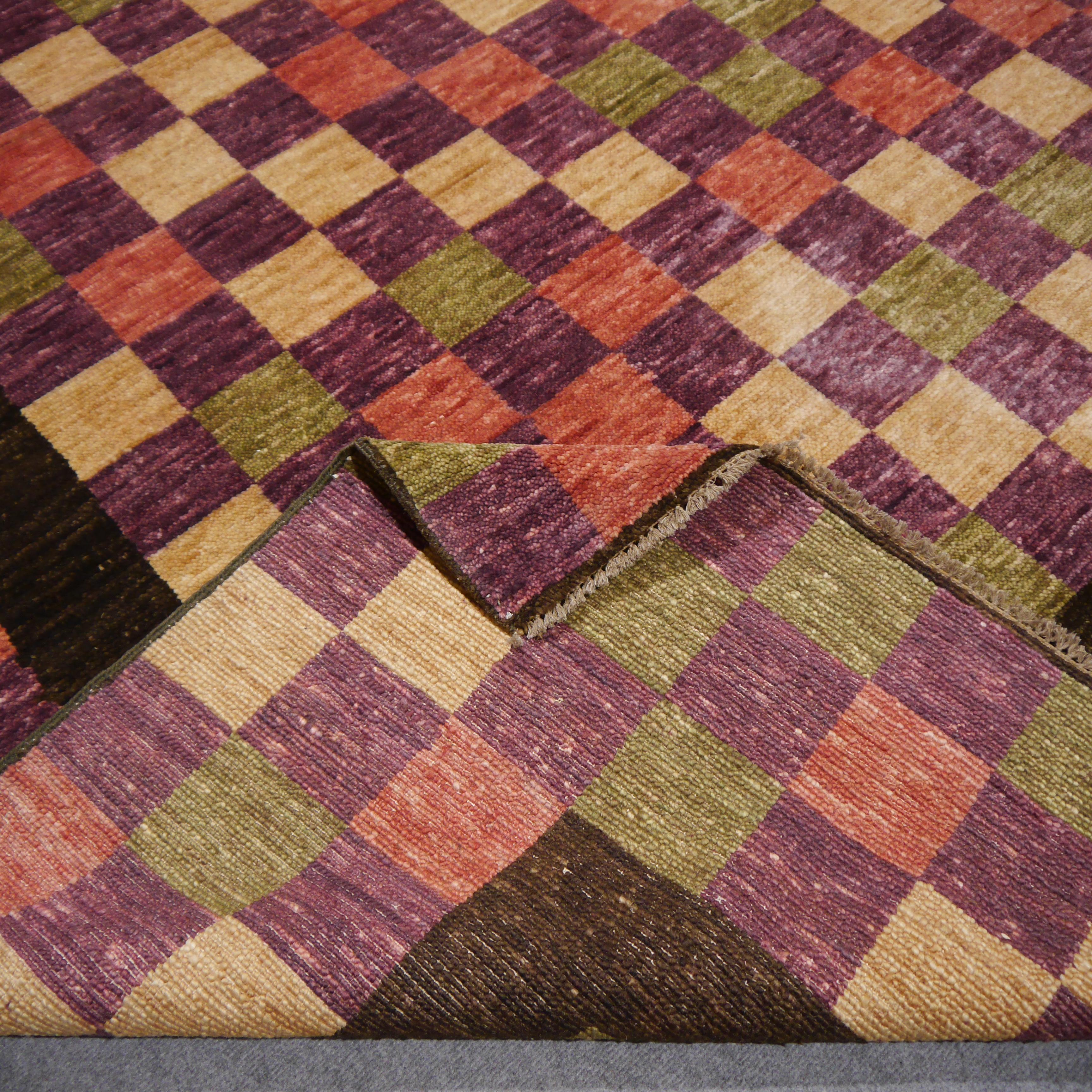 Moderner handgeknüpfter Teppich im skandinavischen Teppichstil 9 x 9 Fuß Djoharian Kollektion (21. Jahrhundert und zeitgenössisch) im Angebot