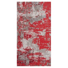 Modern Design Rug Hand Knotted Wool and Silk - From Anastasia with Love