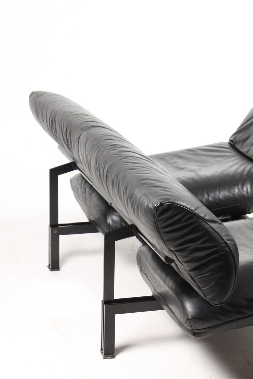 Modern Design Sofa in Patinated Leather by De Sede 5