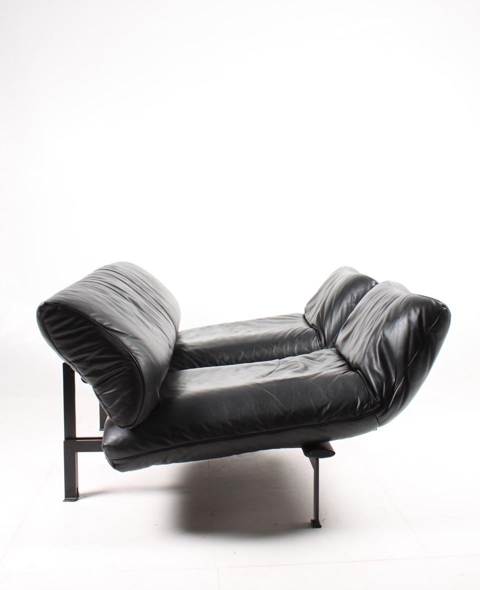 Modern Design Sofa in Patinated Leather by De Sede 6