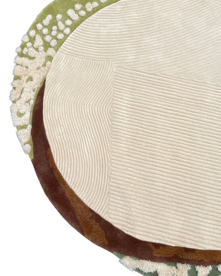 Modern Design Style Hand-Tufted Rug 'Zen Garden' by Rag Home For Sale ...