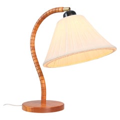 Modern Design Table Lamp Model 1911 in Stained Wood, Markslöjd, Sweden 1980s