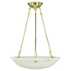 The Moderns Design/One Alabaster Dish Suspension Light