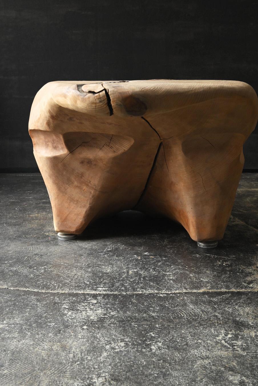 Modern design wooden side table/late 20th Century /sofa table/stool For Sale 3