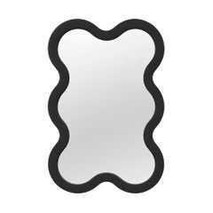 Small Wall Luxury Black Mirror - Hvyli 6 Mirror by oitoproducts
