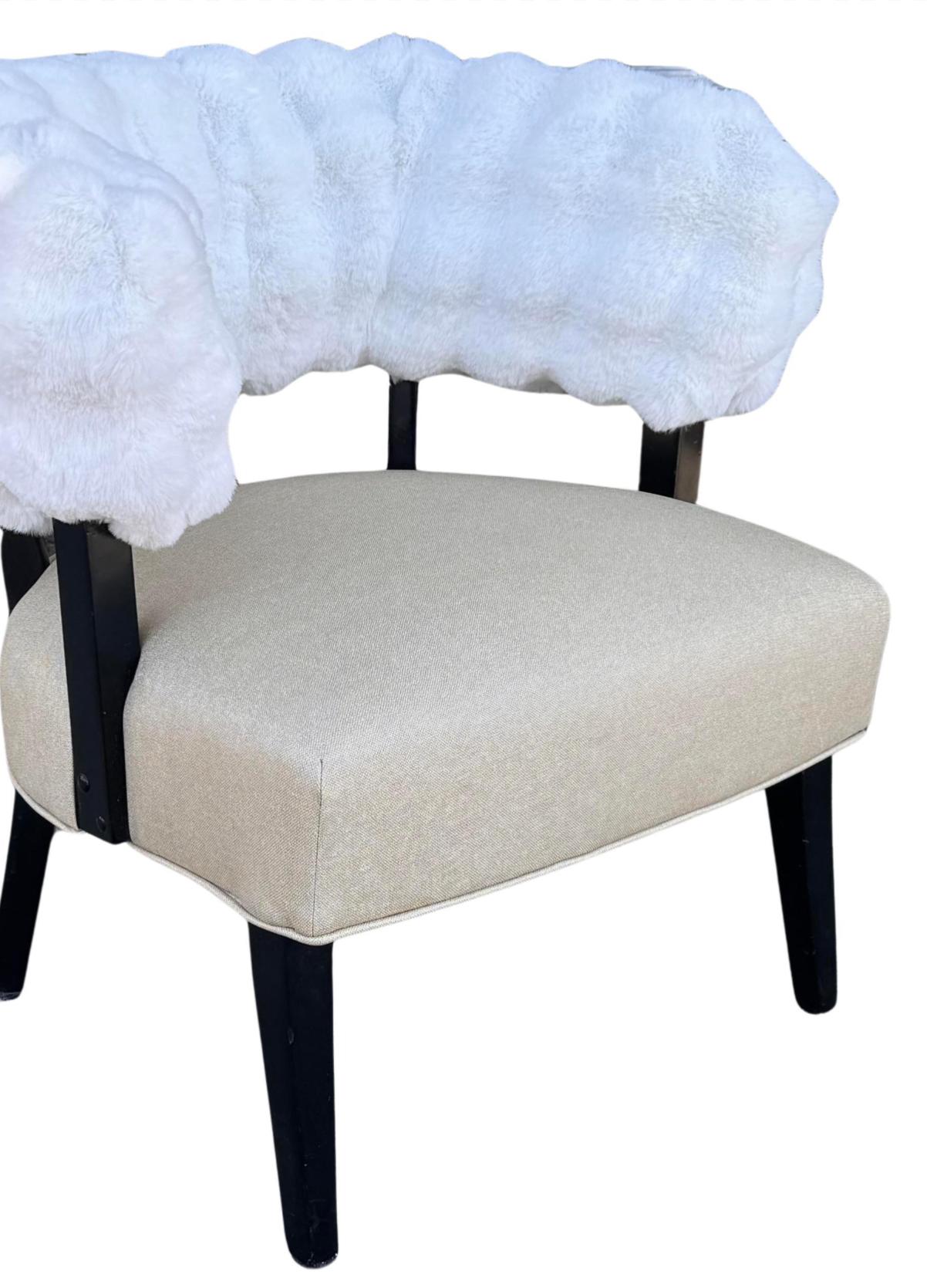 Mid-Century Modern Modern Designer Klismos Chair by Billy Haynes