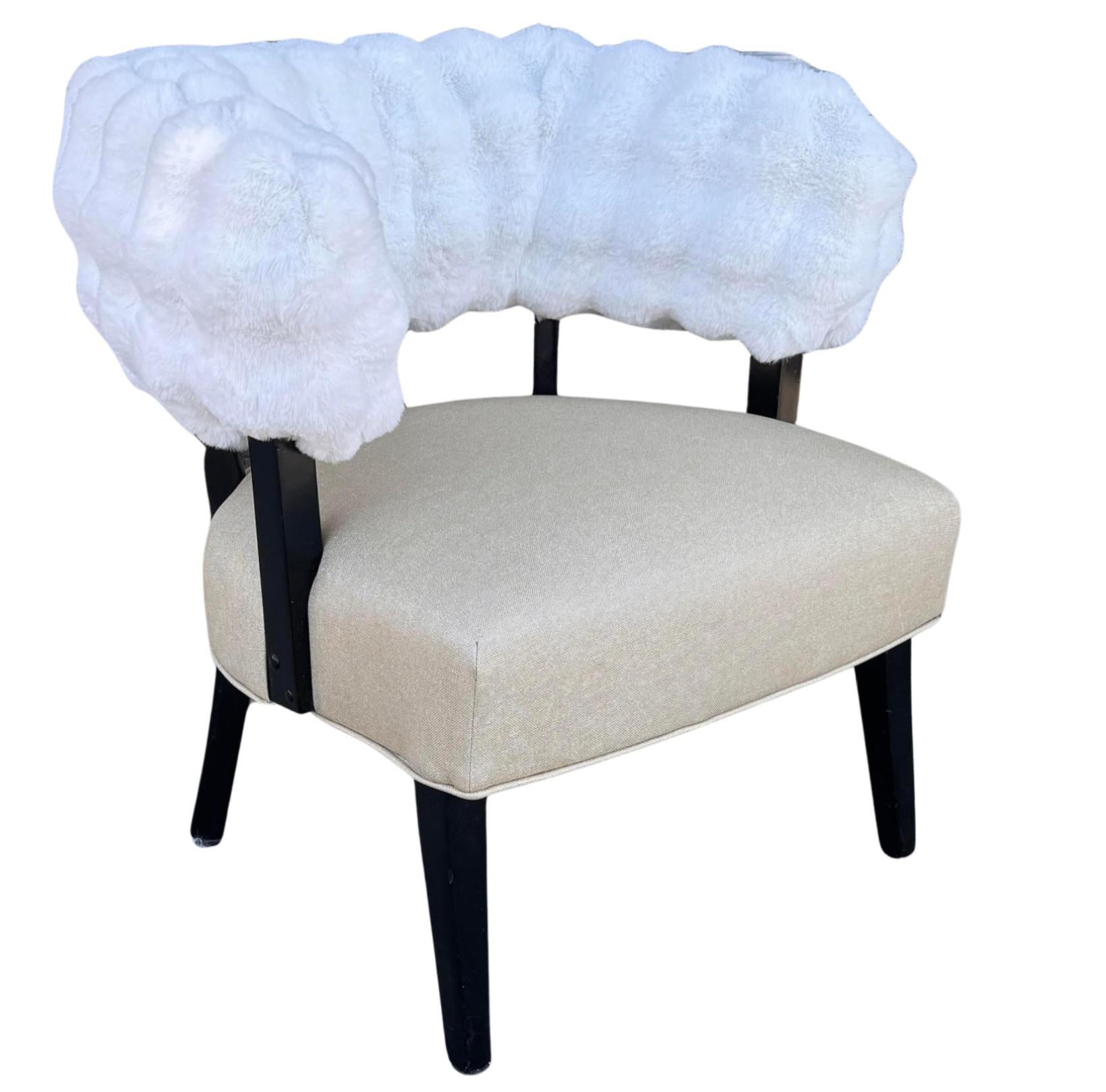 American Modern Designer Klismos Chair by Billy Haynes