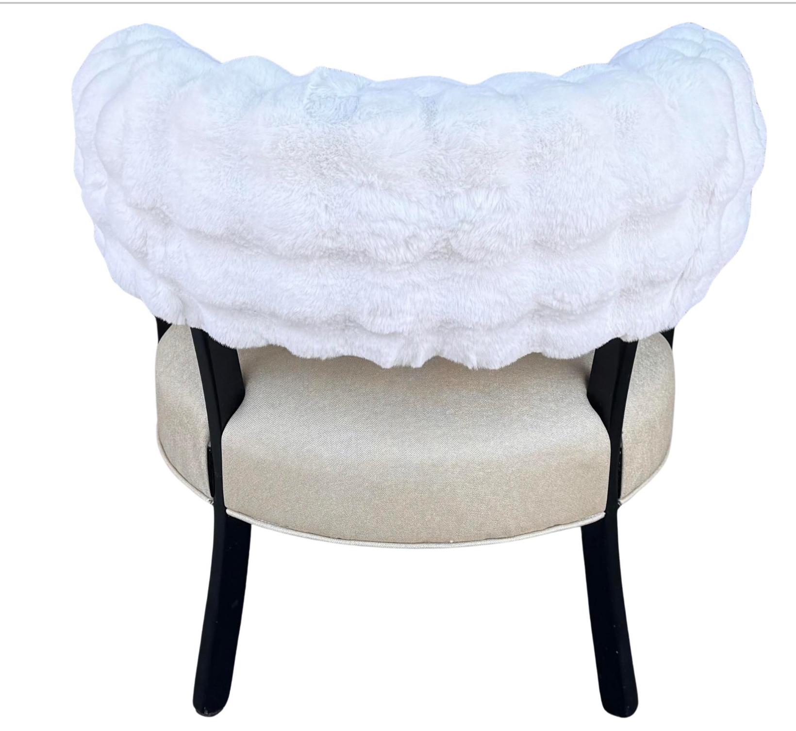 Modern Designer Klismos Chair by Billy Haynes In Good Condition In LOS ANGELES, CA