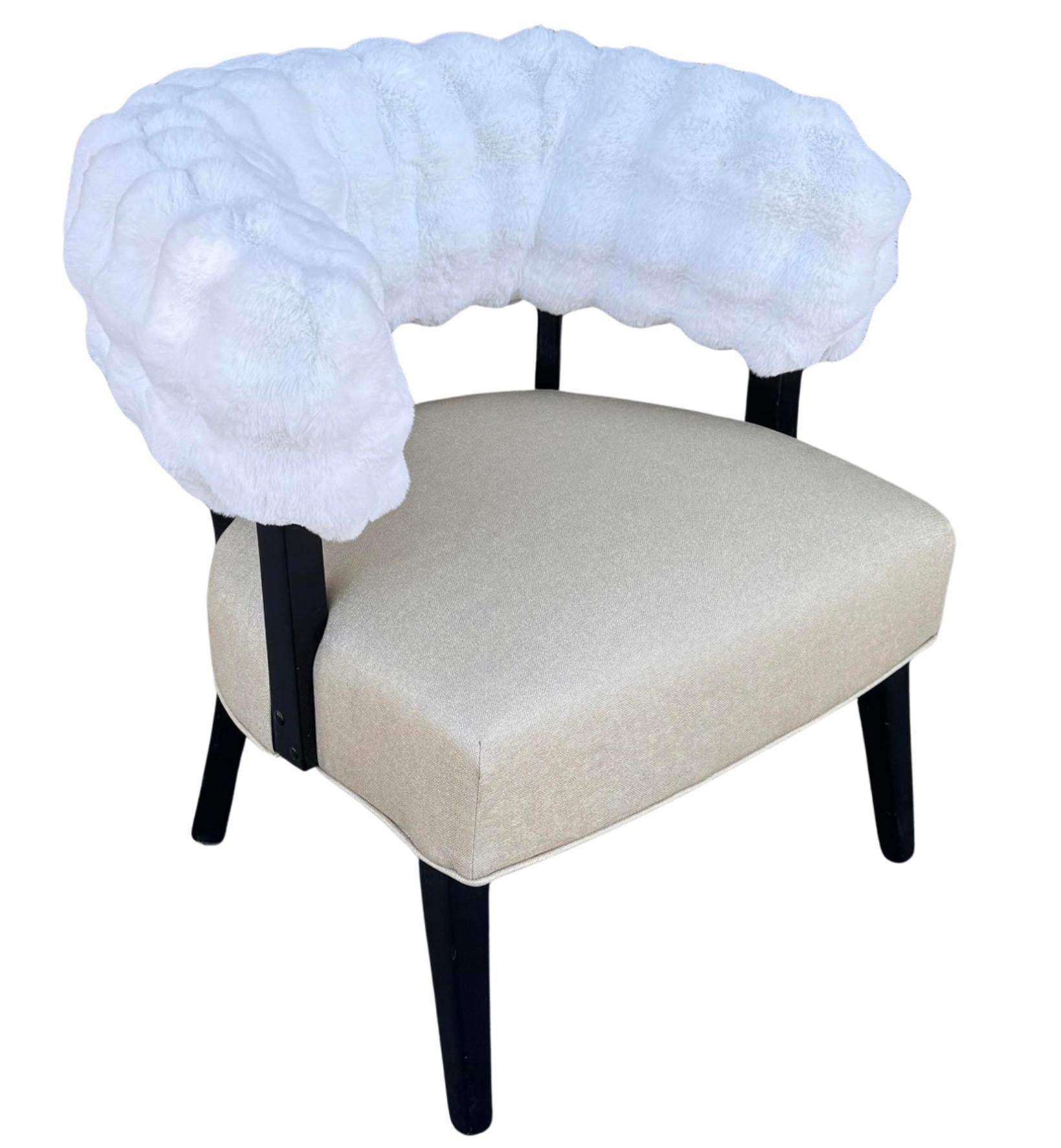 Mid-20th Century Modern Designer Klismos Chair by Billy Haynes
