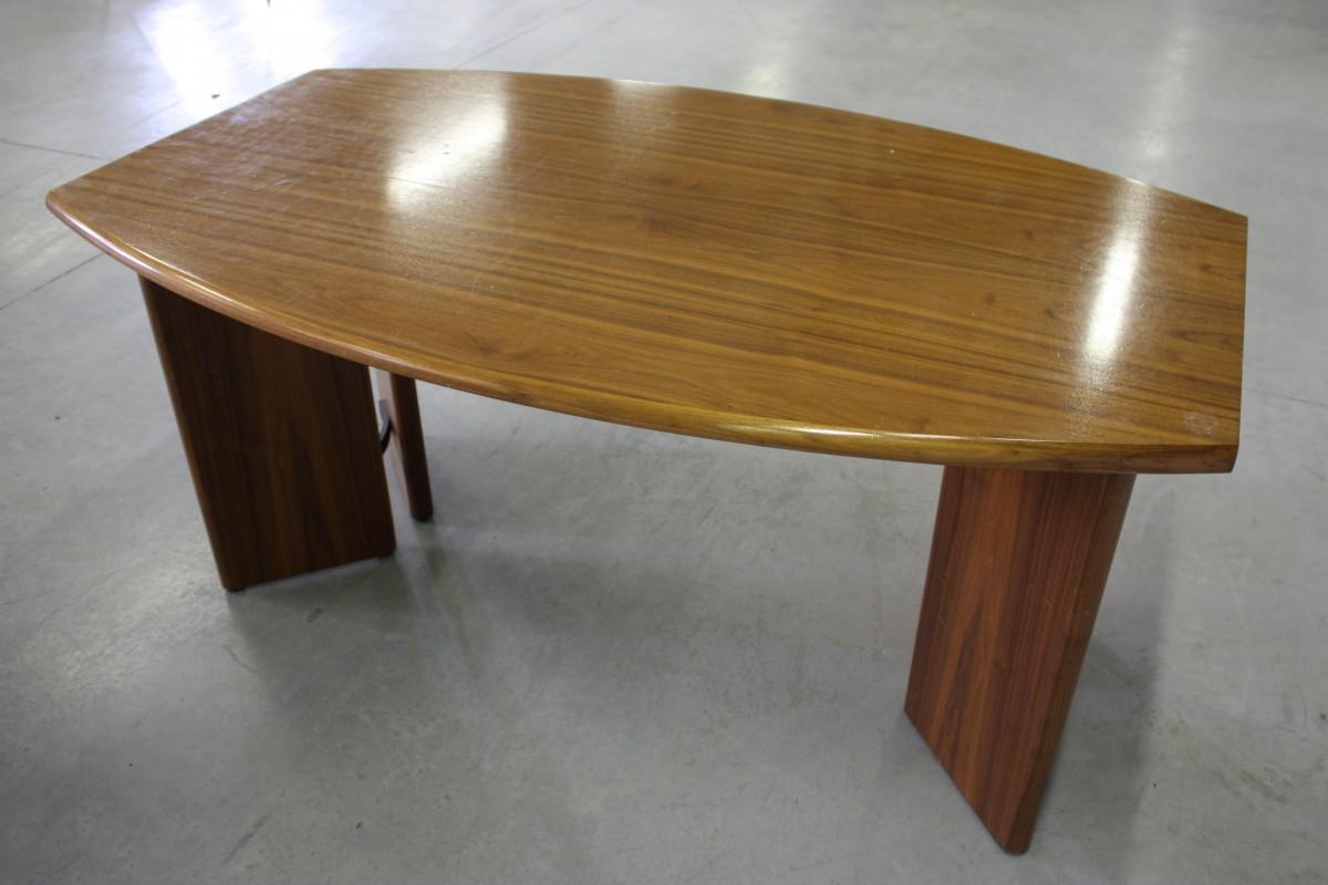 Modern Desk in Teak Wood, 20th Century In Good Condition For Sale In London, GB