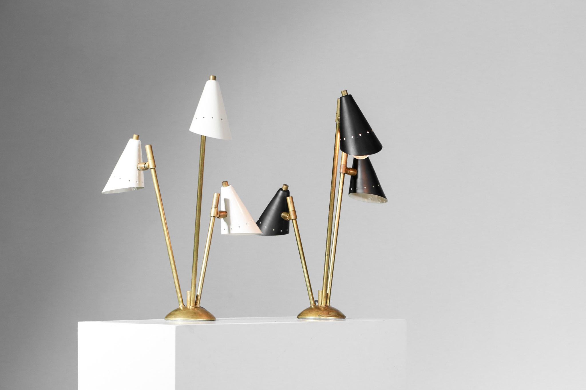 Lampe de bureau ou de chevet moderne dans le style de Gino Sarfati Vintage 