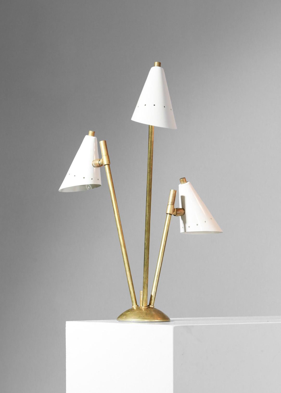 XXIe siècle et contemporain Lampe de bureau ou de chevet moderne dans le style de Gino Sarfati Vintage 