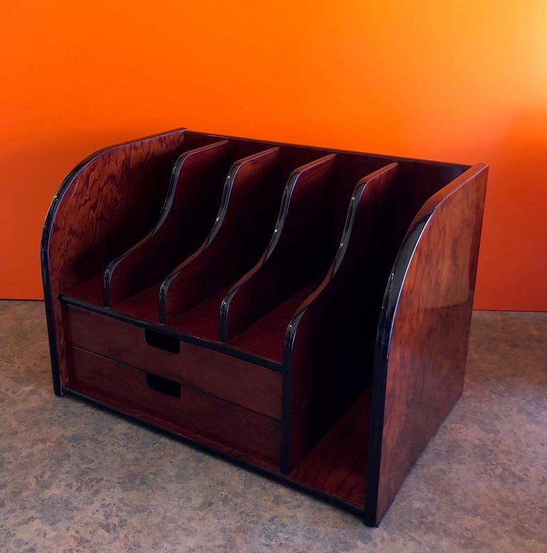 Modern Desk Organizer / 2Drawer Letter Tray at 1stDibs modern letter