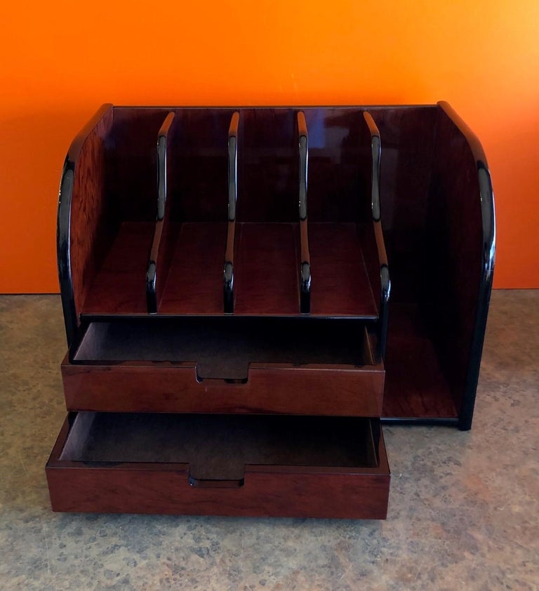 Modern Desk Organizer / 2Drawer Letter Tray at 1stDibs modern letter