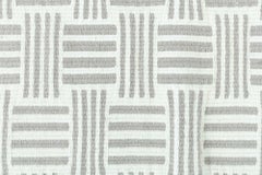 Modern Dhurrie Gray And Taupe Flatweave Cotton Carpet "Treccia"