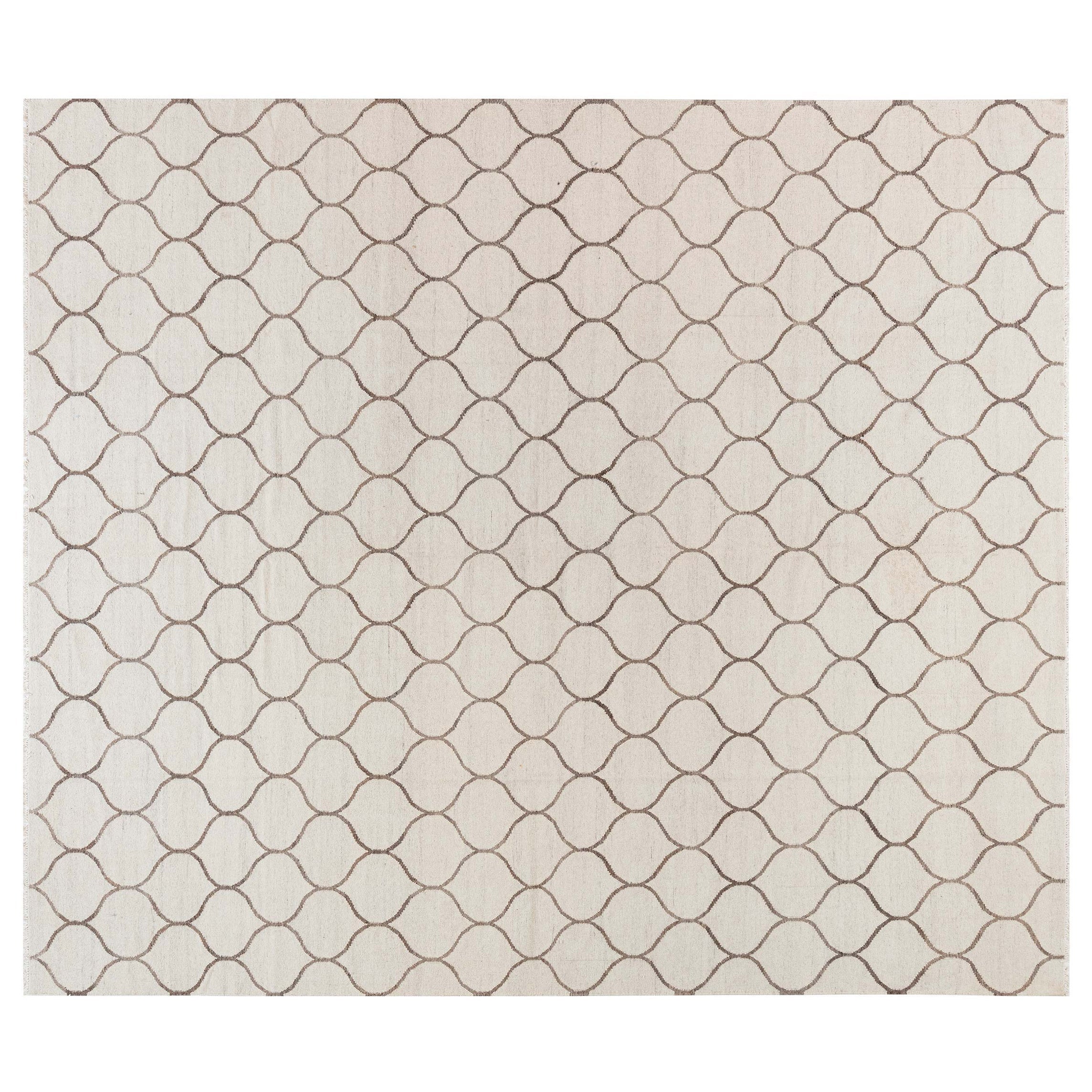 Modern Dhurrie Style Rug by Doris Leslie Blau For Sale