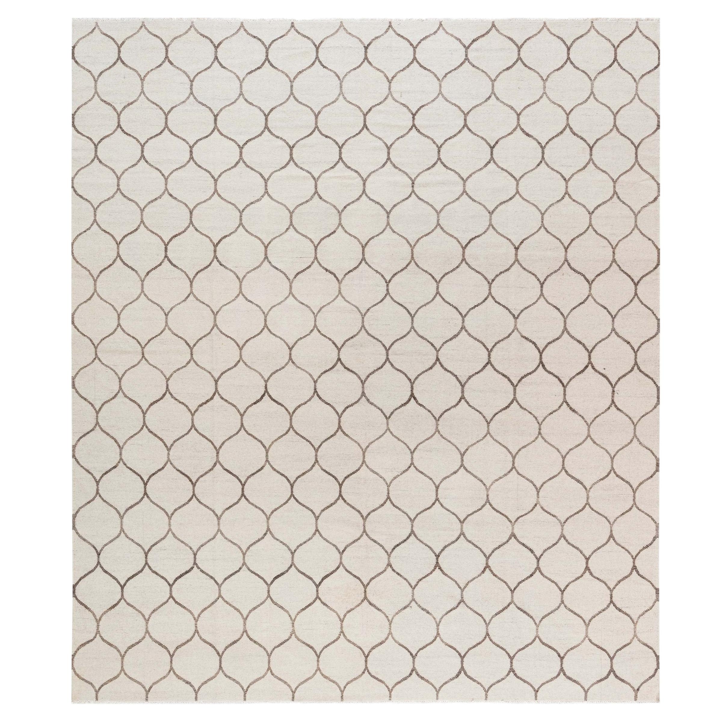 Modern Dhurrie Style Rug by Doris Leslie Blau