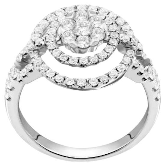 Modern Diamond 14K Gold Ring for Her
