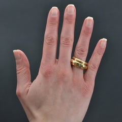 Piaget Possession-Ring, moderner Diamant, 18 Karat Gelbgold