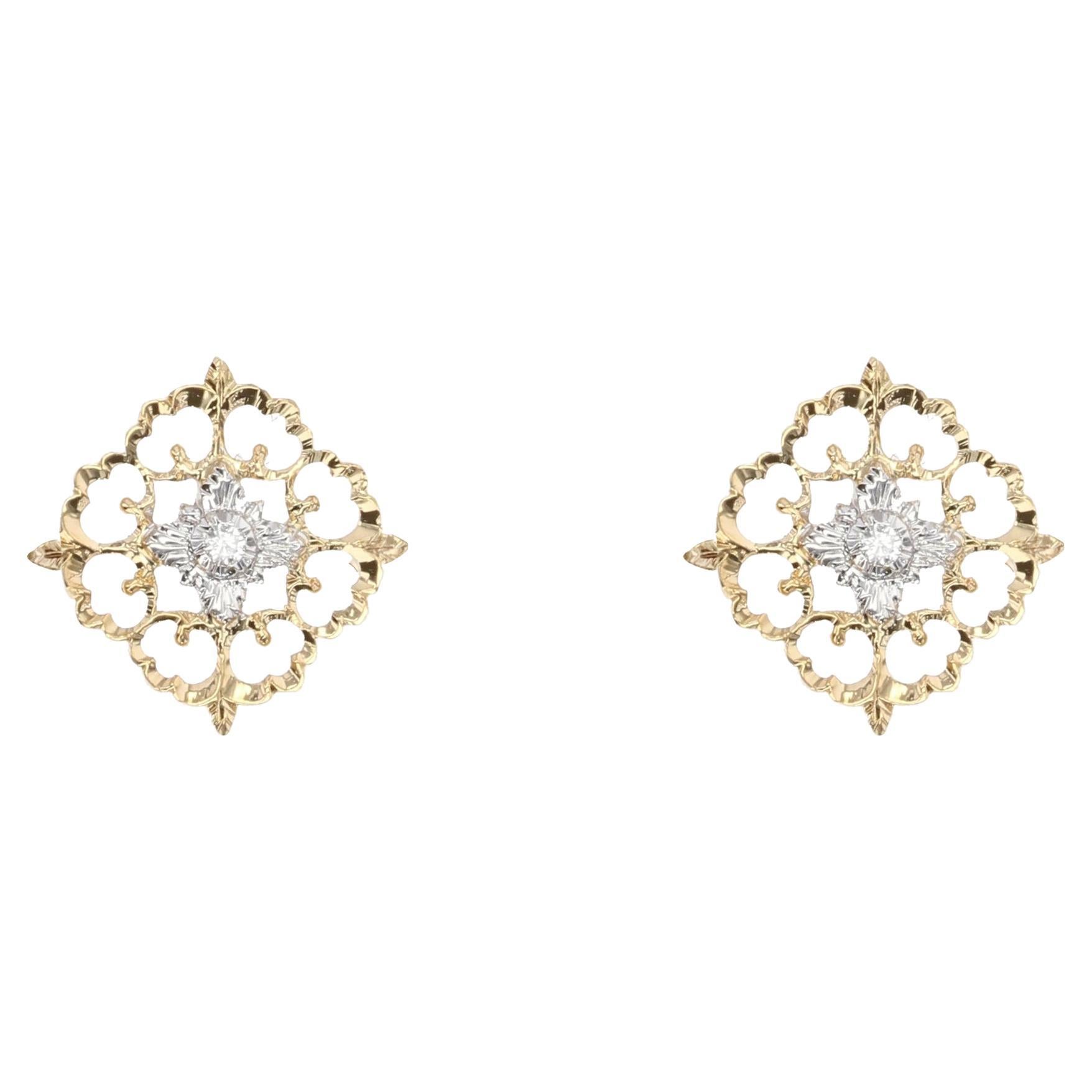 Emerald Daisy Earrings