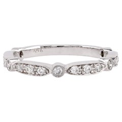 Moderner Diamant-Eternity-Ring aus 18 Karat Weißgold