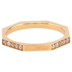 Moderner Diamant-Eternity-Ring aus 18 Karat Gelbgold
