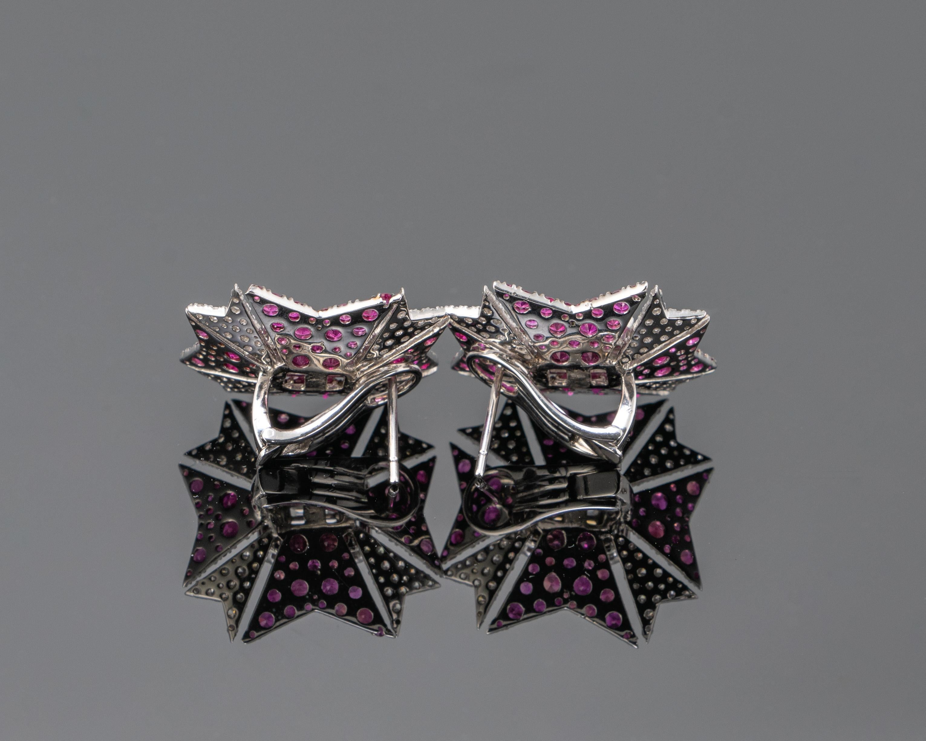 modern diamond stud earrings
