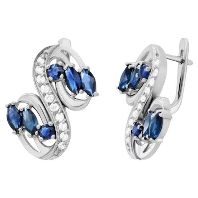 White Gold 14K Ring (Matching Earrings Available)
Diamond 8-RND-0,18-G/VS1A
Diamond 2-RND-0,03-G/VS1A
Blue Sapphire 6-1,24 2/3A 

Weight 4,97 grams
Size 8.5 USA





It is our honor to create fine jewelry, and it’s for that reason that we choose to