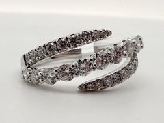 Modern diamond ring 18KT gold VVS diamonds fine quality ring 1.01ct