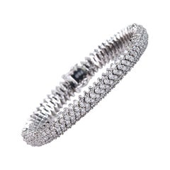 modern tennis bracelet Modern Diamond Tennis Bracelet