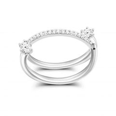 Modern Diamond White Gold Exclusive Ring for Her