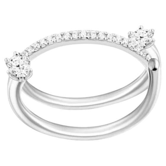 Moderner Diamant Weißgold Exklusiver Ring für Sie im Angebot