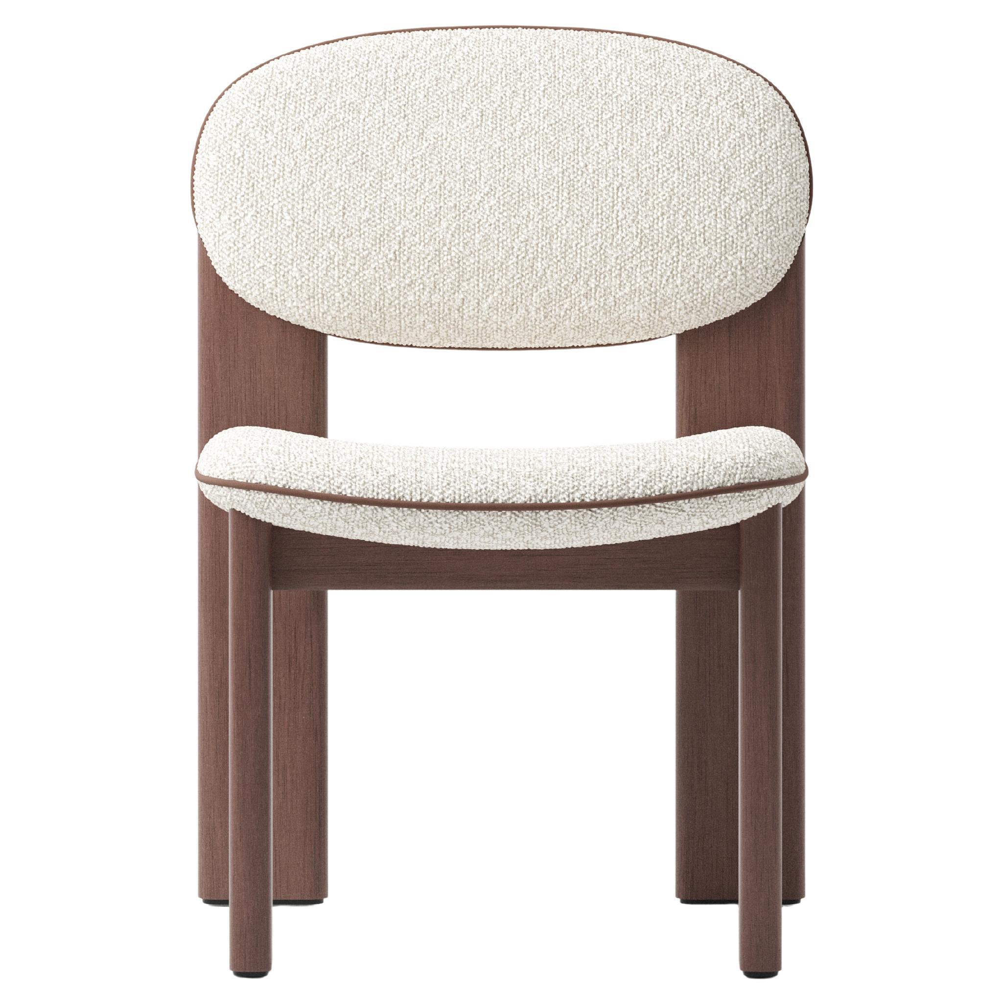Modern Dining Chair Archipen in Baloo Boucle by NOOM