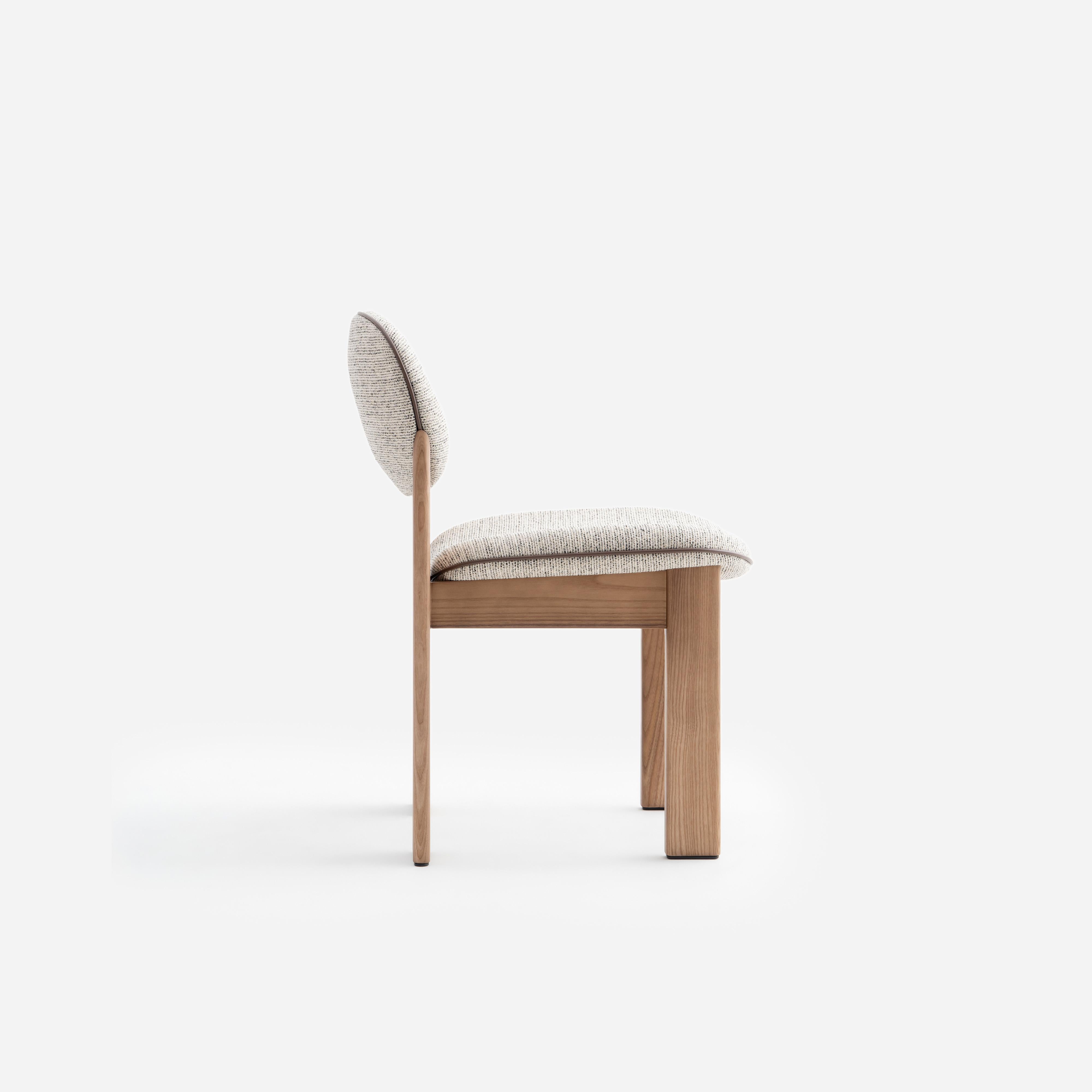Modern Dining Archipen Chair in Kvadrat Savanna Wool by NOOM For Sale 7