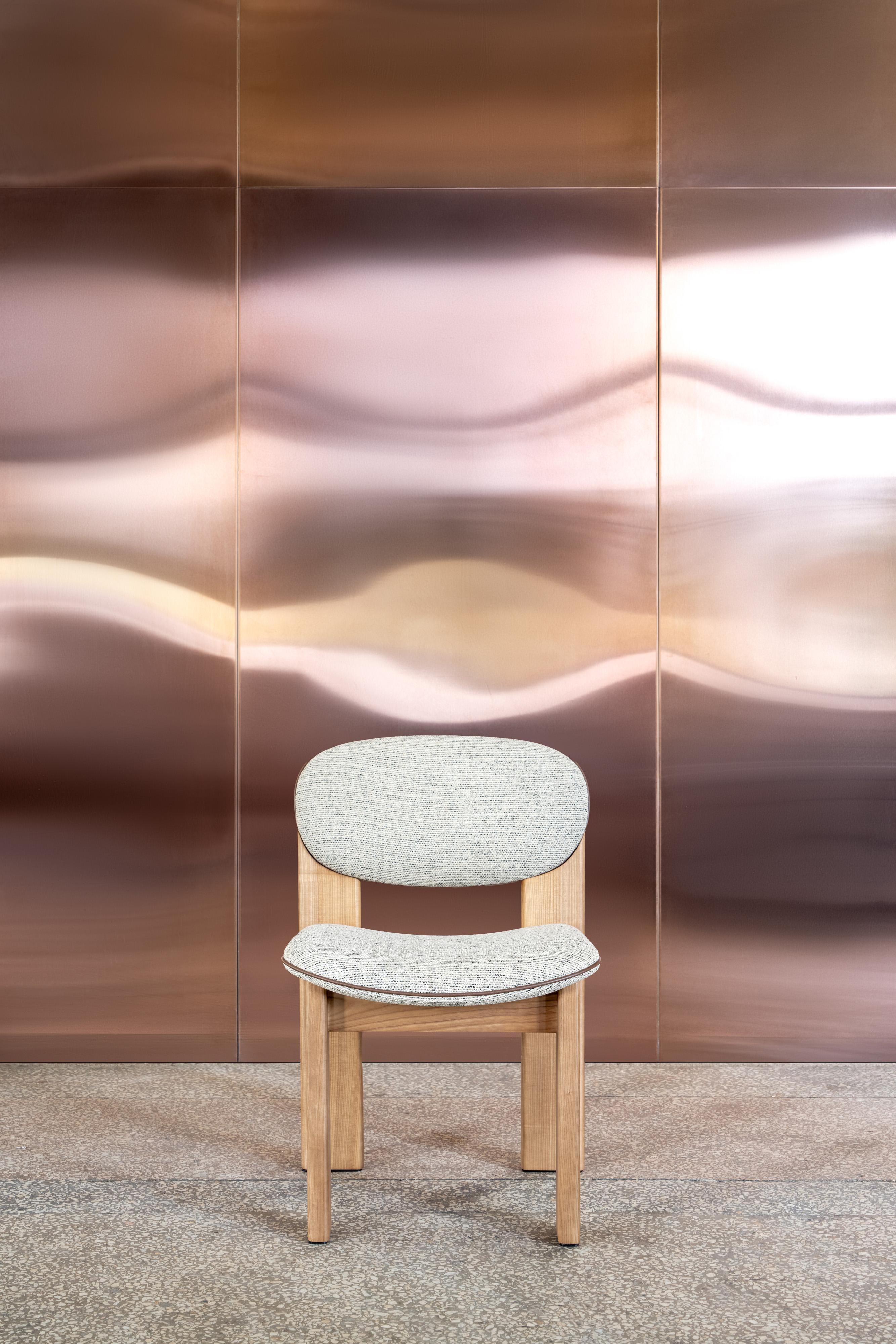 Modern Dining Archipen Chair in Kvadrat Savanna Wool by NOOM In New Condition For Sale In Paris, FR