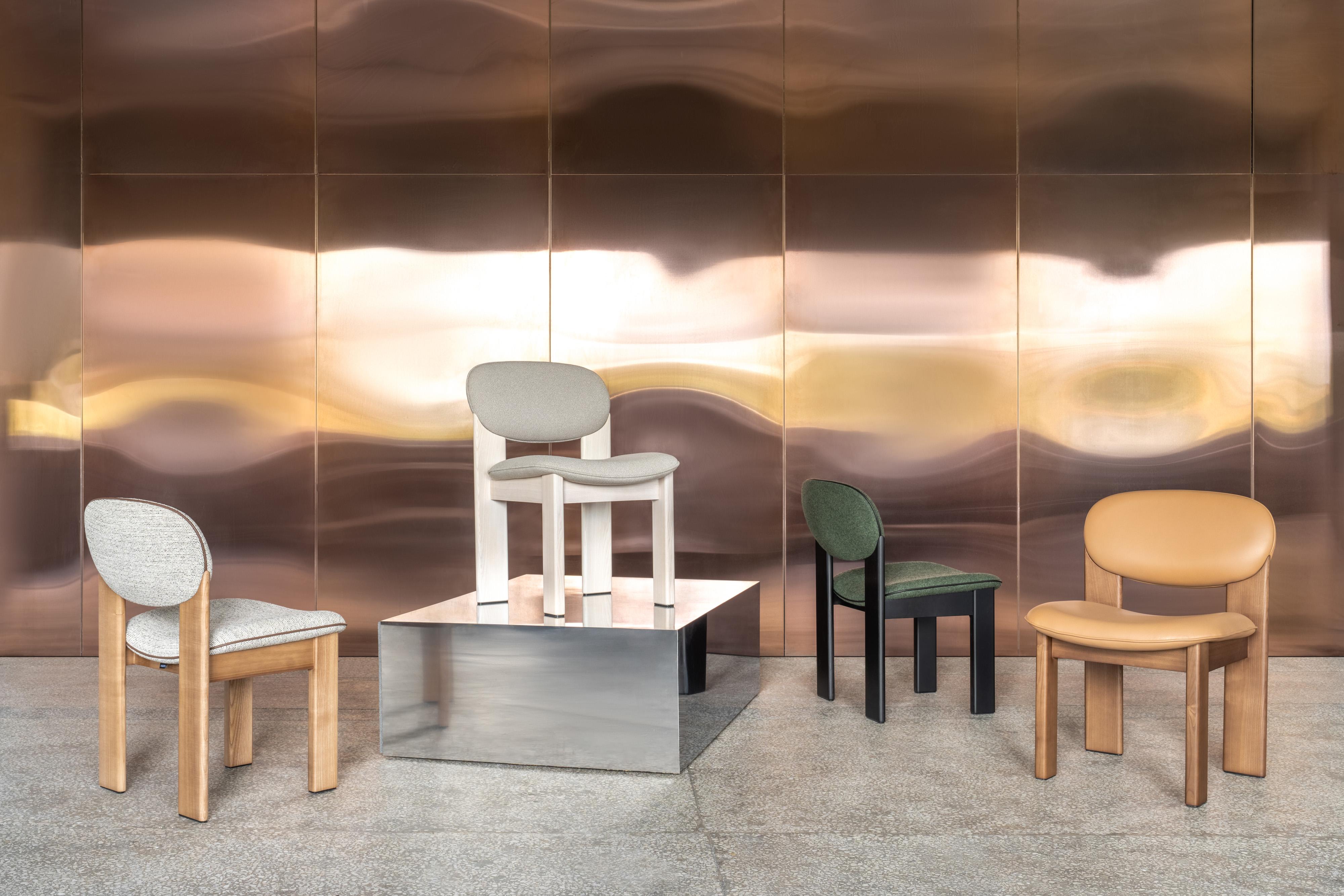 Modern Dining Archipen Chair in Kvadrat Savanna Wool by NOOM For Sale 2