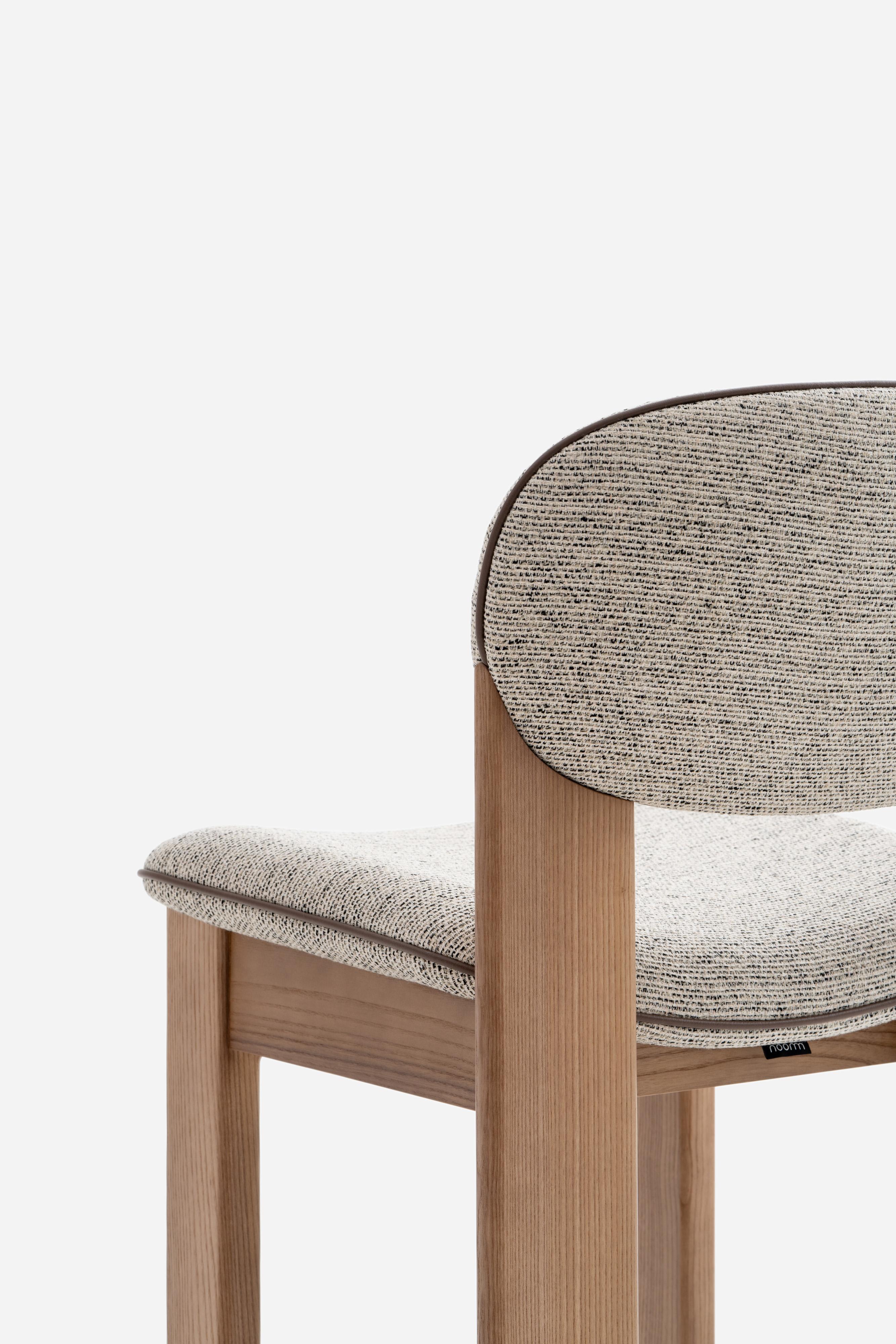 Modern Dining Archipen Chair in Kvadrat Savanna Wool by NOOM For Sale 3