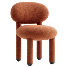 Chaise de salle à manger moderne Flock CS1 en différents tissus par Noom