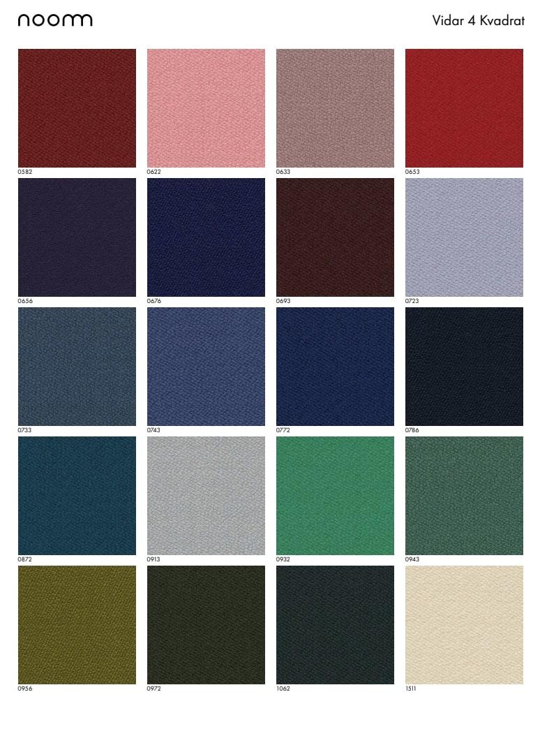 Silla de comedor moderna Flock CS2 en tejido Kvadrat Vidar 4 by Noom en venta 12