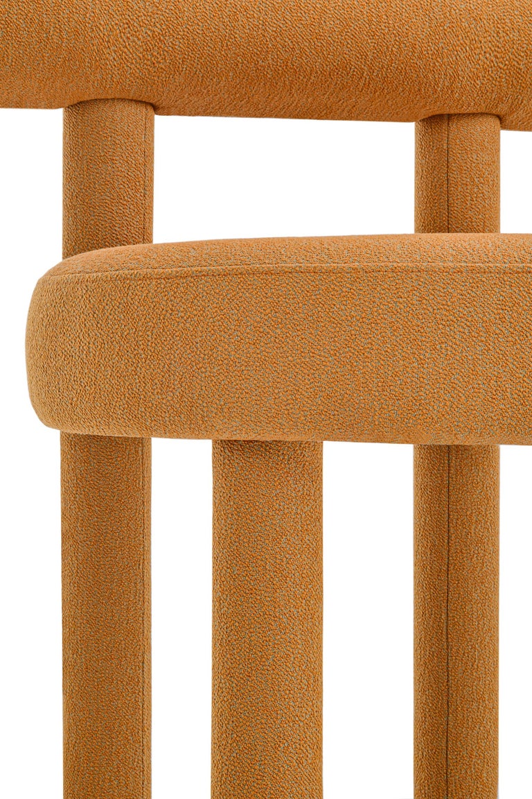 Modern Dining Chair Gropius CS1 in Rohi Sera Contract Woollen Fabric by