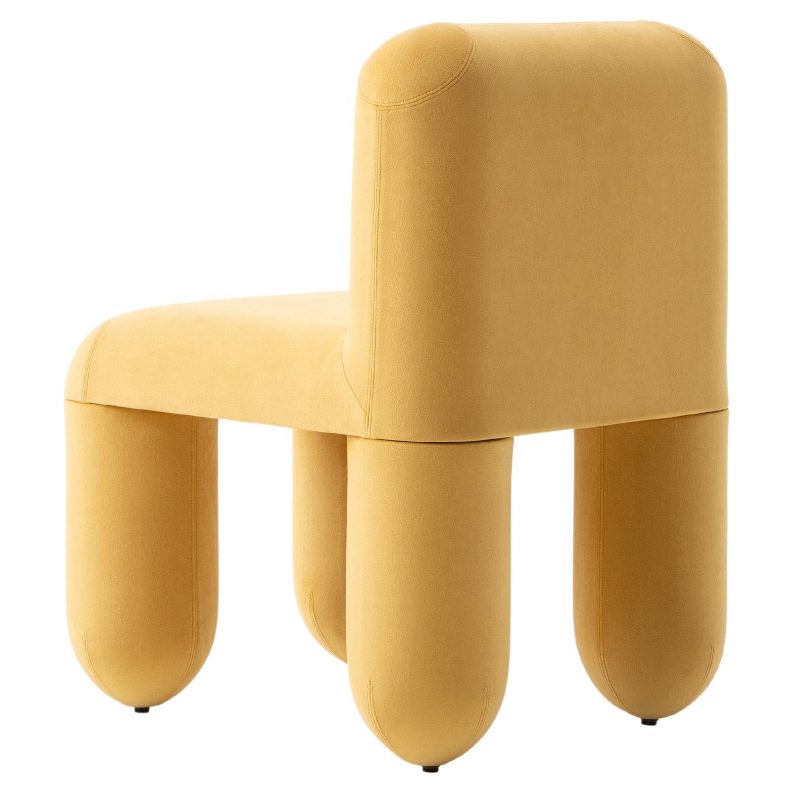 Modern Dining Chair Hello in Various Fabrics and Colors by Noom