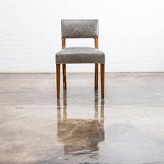 Modern Dining Chair in Argentine Exotic Wood and Leather from Costantini, Bruno