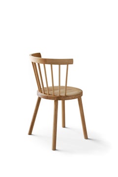 Modern Dining Chair 'STORIA KVT10' by Kari Virtanen, Oak