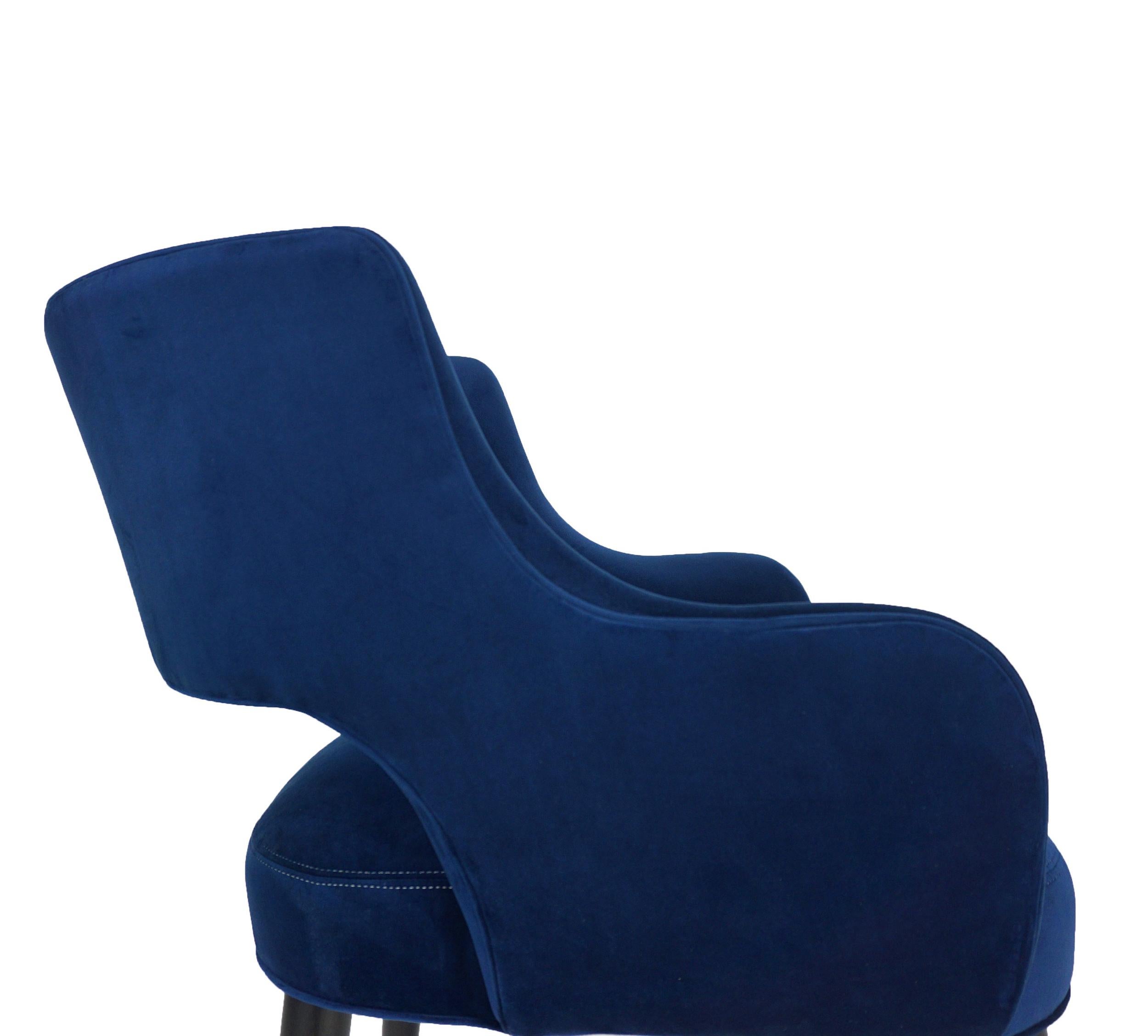 Chaise de salle à manger moderne avec accoudoirs pivotants et pichet relaxant en vente 4