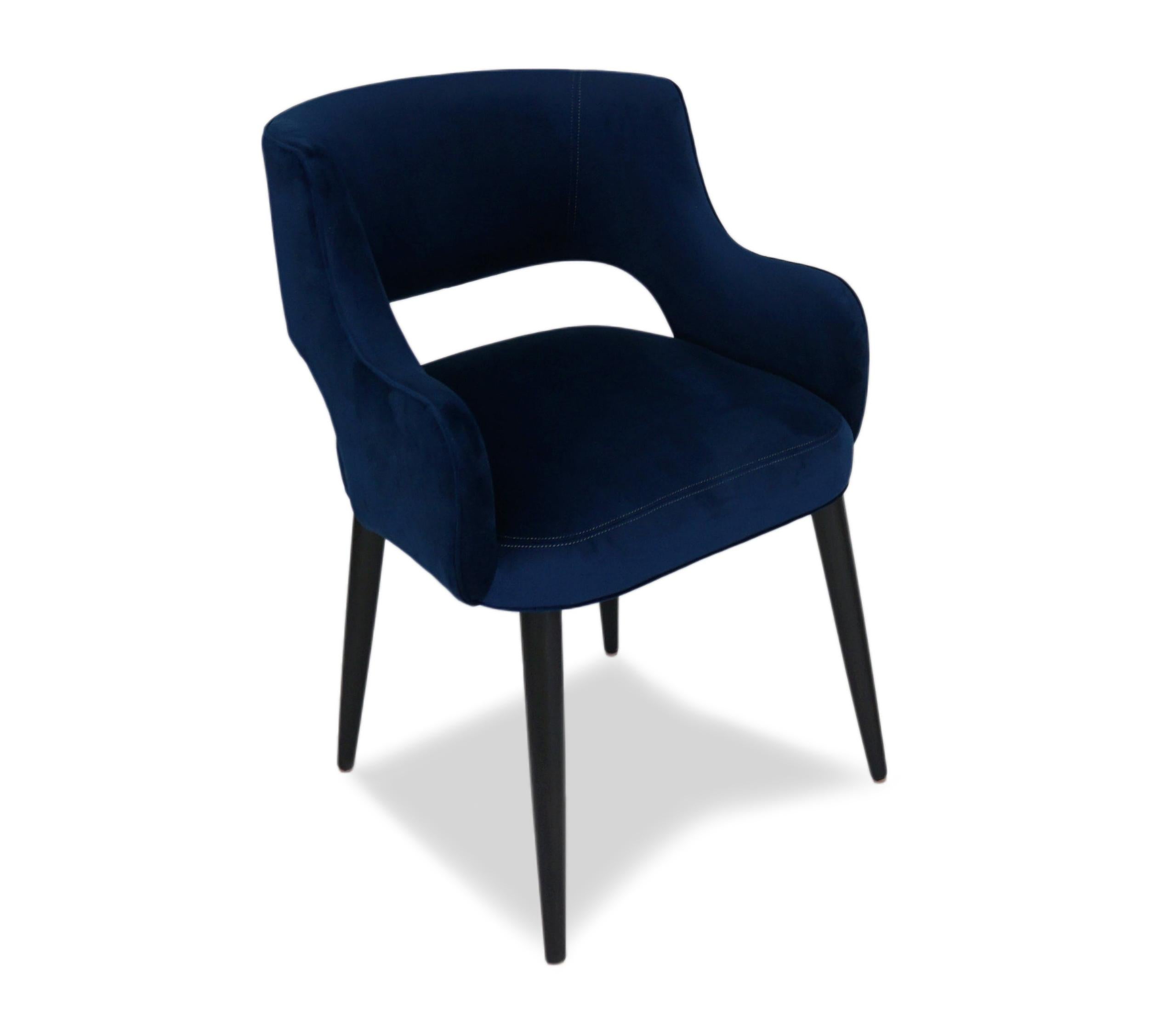Américain Chaise de salle à manger moderne avec accoudoirs pivotants et pichet relaxant en vente